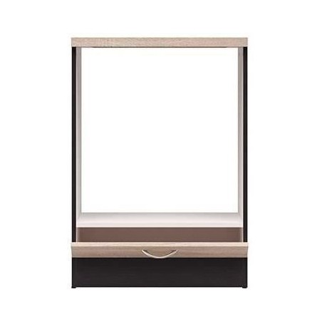 JUNONA Meuble bas four 60 cm - Plan de travail - Chene sonoma