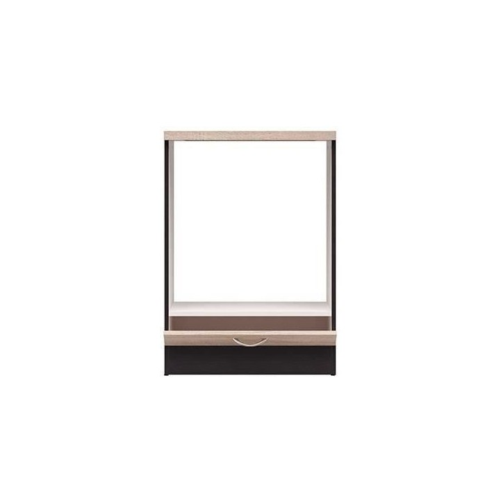 JUNONA Meuble bas four 60 cm - Plan de travail - Chene sonoma JUNONA Meuble bas four 60 cm - Plan de travail - Chene sonoma