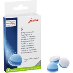 Pastilles de nettoyage JURA - 3 Phases - 6 Pastilles