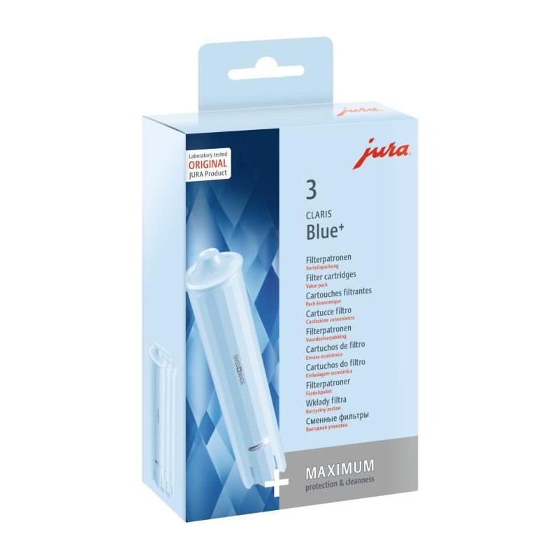 Filtre a eau JURA Cartouche Claris Blue+ - 3 pieces Filtre a eau JURA Cartouche Claris Blue+ - 3 pieces