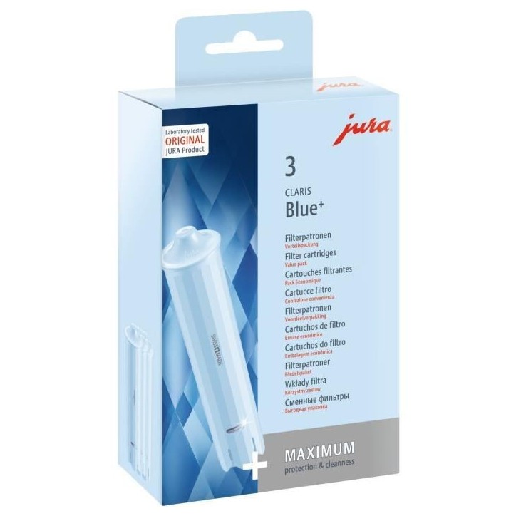 Filtre a eau JURA Cartouche Claris Blue+ - 3 pieces Filtre a eau JURA Cartouche Claris Blue+ - 3 pieces
