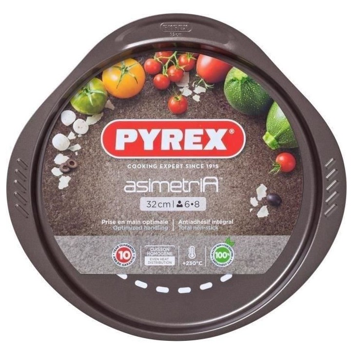 Plat a pizza - PYREX - 1452055 - En métal perforé - 32 cm