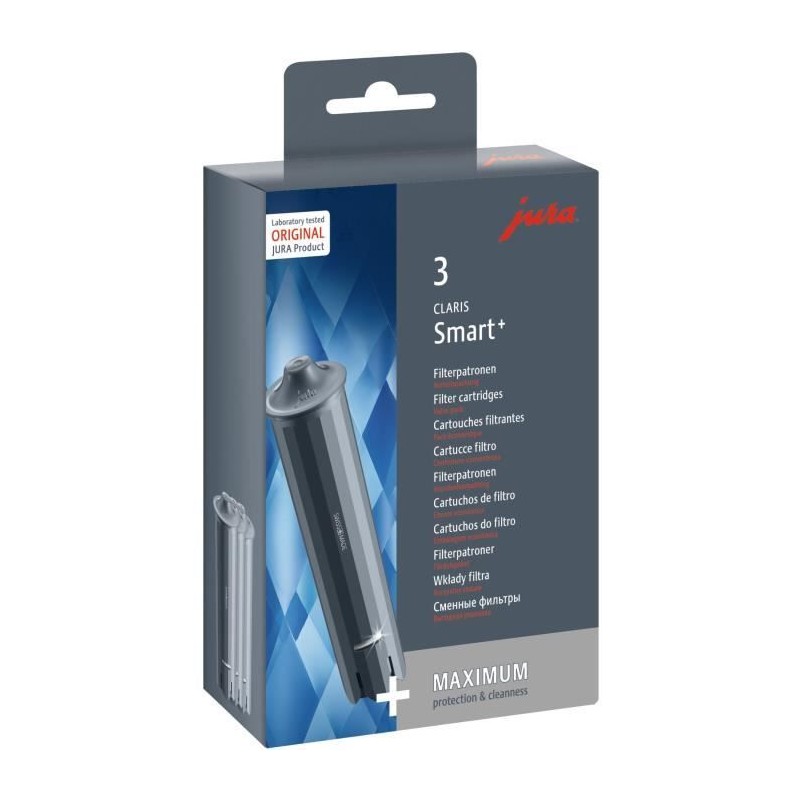 Filtre a eau JURA Cartouche Claris Smart+ 3 pieces Filtre a eau JURA Cartouche Claris Smart+ 3 pieces