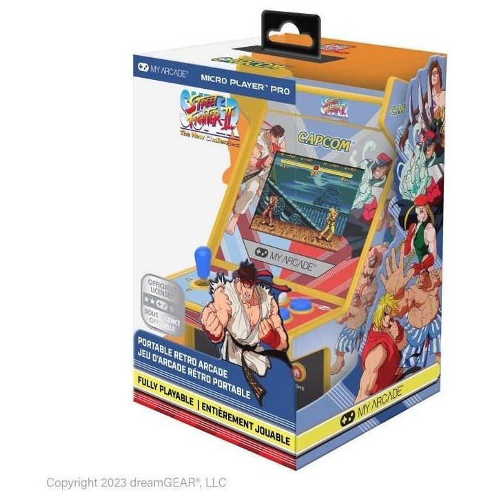 Console Micro Player PRO - Super Street Fighter II - Jeu rétrogaming - Ecran 7cm Haute Résolution Console Micro Player PRO - Super Street Fighter II - Jeu rétrogaming - Ecran 7cm Haute Résolution