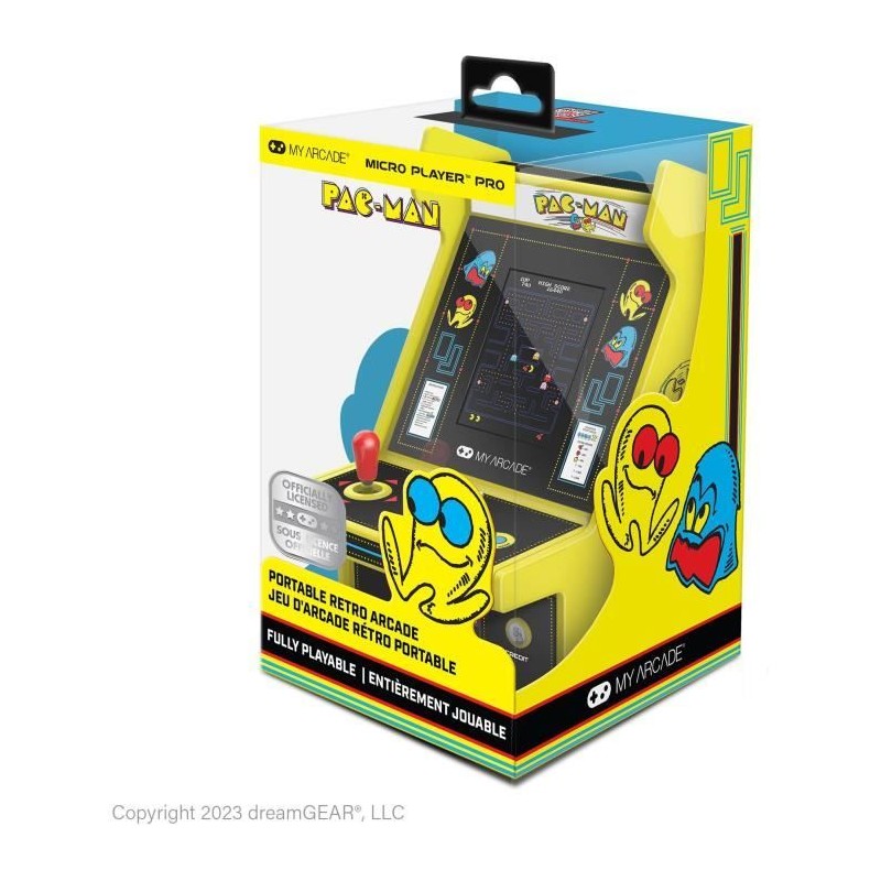 Console Rétrogaming - My Arcade - Micro Player PRO Pac-Man - Ecran 7c Console Rétrogaming - My Arcade - Micro Player PRO Pac-Man - Ecran 7c