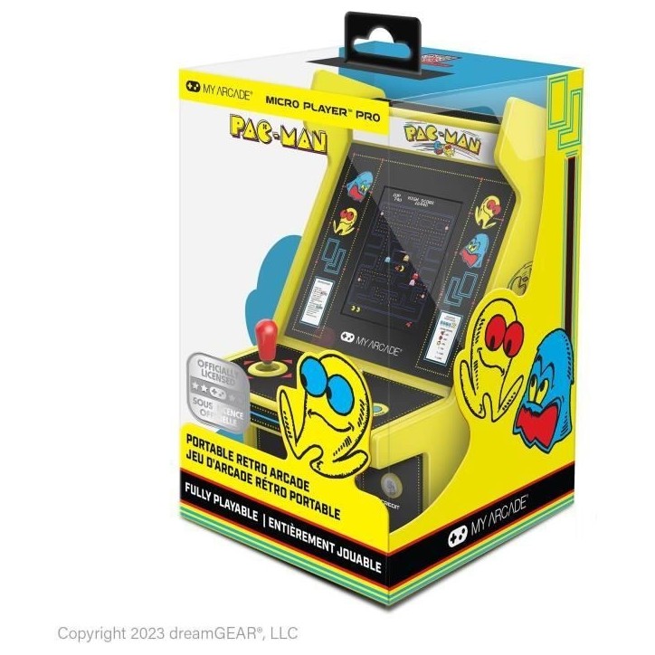 Console Rétrogaming - My Arcade - Micro Player PRO Pac-Man - Ecran 7cm Haute Résolution Console Rétrogaming - My Arcade - Micro Player PRO Pac-Man - Ecran 7cm Haute Résolution