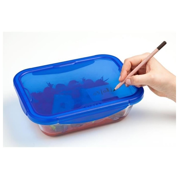Boîte rectangulaire avec couvercle - PYREX - 1451026 - 20 x 15 cm - 800 ml - Cook & Go - Base en verre borosilicate Boîte rectangulaire avec couvercle - PYREX - 1451026 - 20 x 15 cm - 800 ml - Cook & Go - Base en verre borosilicate