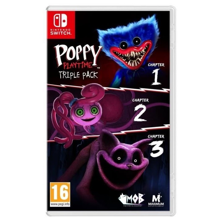 Poppy Playtime Triple - Pack Nintendo - Jeu Nintendo Switch Poppy Playtime Triple - Pack Nintendo - Jeu Nintendo Switch