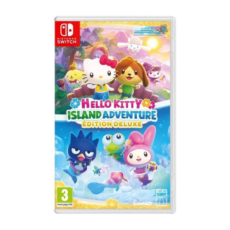 Jeu vidéo - Sunblink - Hello Kitty Island Adventure - Édition Deluxe Jeu vidéo - Sunblink - Hello Kitty Island Adventure - Édition Deluxe