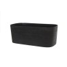 Jardiniere + réserve eau - GARDEN ID Respect - Noir-Anth 50 x 17 cm -