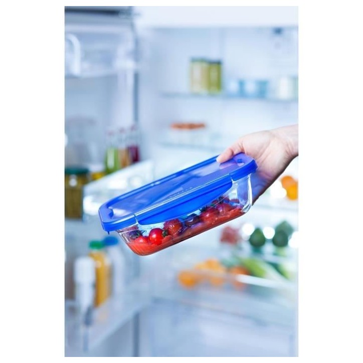 Boîte rectangulaire avec couvercle - PYREX - 1451028 - 30 x 23 cm - 3,30 L - Cook & Go - Base en verre borosilicate Boîte rectangulaire avec couvercle - PYREX - 1451028 - 30 x 23 cm - 3,30 L - Cook & Go - Base en verre borosilicate