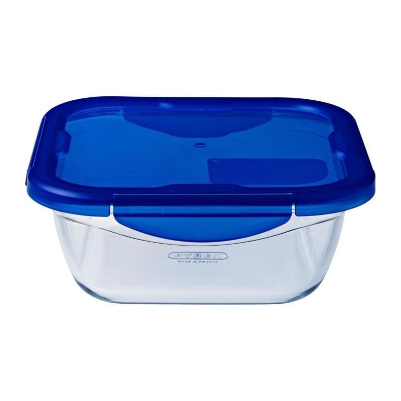Boîte carrée avec couvercle - PYREX - 1451030 - 16 x 16 cm -800 ml - Boîte carrée avec couvercle - PYREX - 1451030 - 16 x 16 cm -800 ml -
