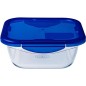 Boîte carrée avec couvercle - PYREX - 1451030 - 16 x 16 cm -800 ml - Cook & Go - Base en verre borosilicate Boîte carrée avec couvercle - PYREX - 1451030 - 16 x 16 cm -800 ml - Cook & Go - Base en verre borosilicate