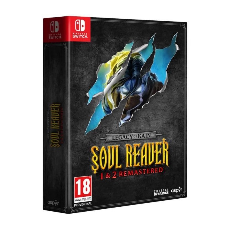 Legacy of Kain Soul Reaver 1&2 Remastered - Jeu Nintendo Switch - Edit Legacy of Kain Soul Reaver 1&2 Remastered - Jeu Nintendo Switch - Edit