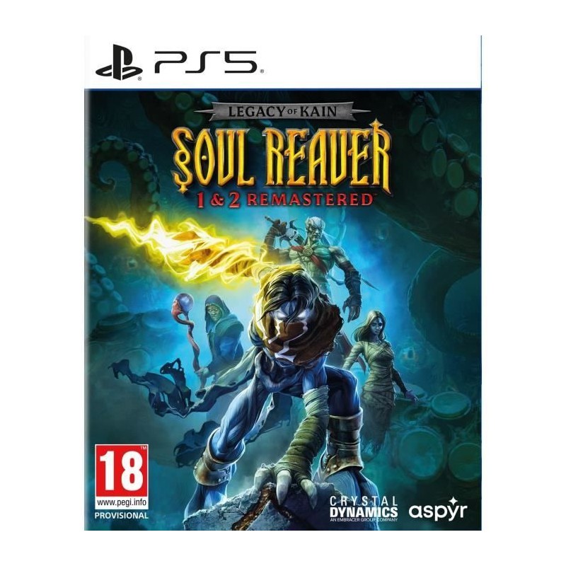 Legacy of Kain Soul Reaver 1&2 Remastered - Jeu PS5 Legacy of Kain Soul Reaver 1&2 Remastered - Jeu PS5