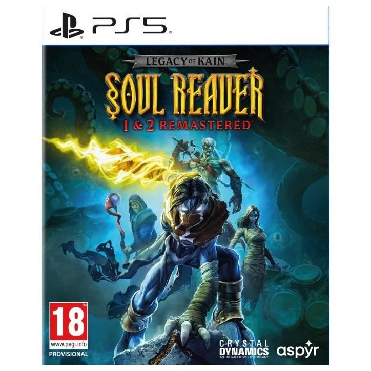 Legacy of Kain Soul Reaver 1&2 Remastered - Jeu PS5 Legacy of Kain Soul Reaver 1&2 Remastered - Jeu PS5