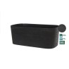 Jardiniere + réserve eau - GARDEN ID Respect - Noir-Anth 50 x 17 cm -