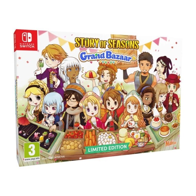 Story of Seasons : Grand Bazaar - Jeu Nintendo Switch - Edition limit Story of Seasons : Grand Bazaar - Jeu Nintendo Switch - Edition limit
