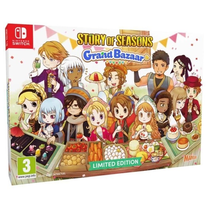 Story of Seasons : Grand Bazaar - Jeu Nintendo Switch - Edition limitée Story of Seasons : Grand Bazaar - Jeu Nintendo Switch - Edition limitée