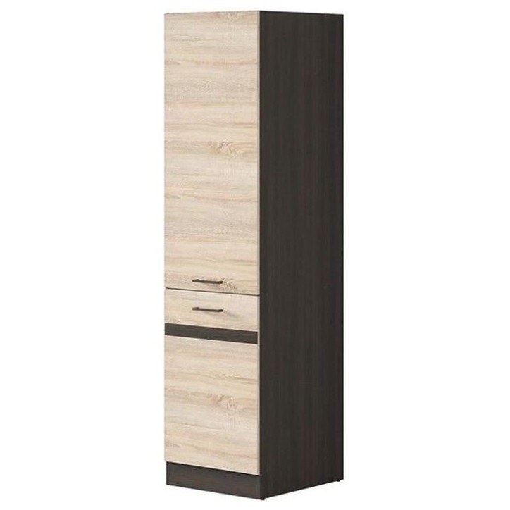 JJUNONA Colonne de cuisine 2 Portes ouverture a droite - L 50 x H 196 x P 46 cm - Chene sonoma JJUNONA Colonne de cuisine 2 Portes ouverture a droite - L 50 x H 196 x P 46 cm - Chene sonoma