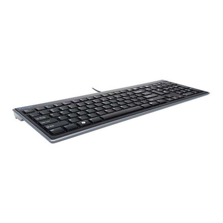 Kensington, clavier filaire Ultra Plat, Advance Fit, AZERTY, Noir Kensington, clavier filaire Ultra Plat, Advance Fit, AZERTY, Noir