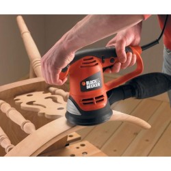Ponceuse excentrique filaire - BLACK+DECKER - KA191EK-QS - 480W - 125m