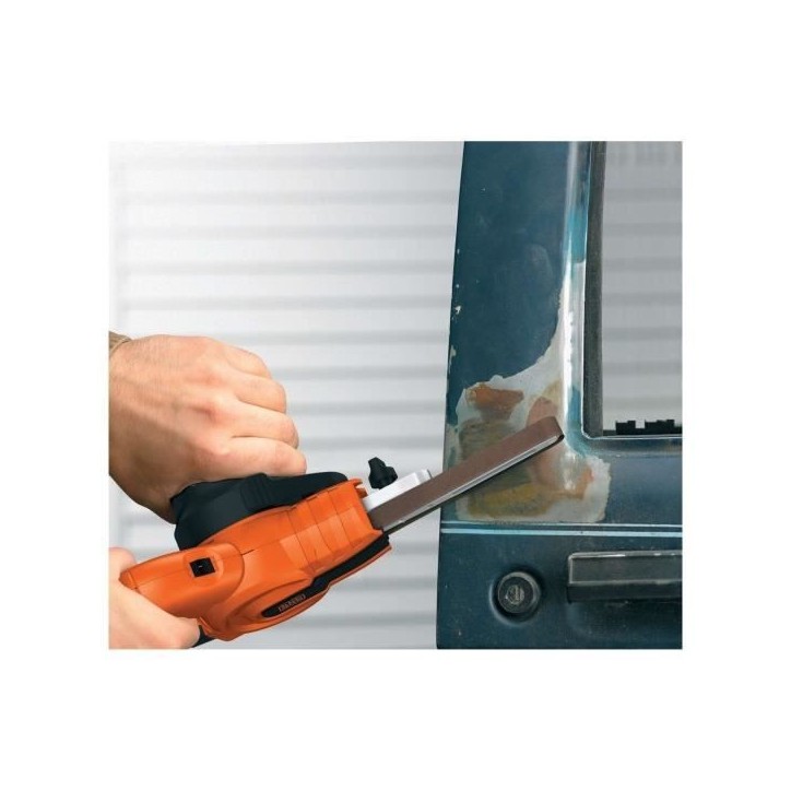 Lime électrique filaire - BLACK+DECKER - KA900E-QS - 350W - 455*13 mm - avec 3 bandes abrasives Lime électrique filaire - BLACK+DECKER - KA900E-QS - 350W - 455*13 mm - avec 3 bandes abrasives