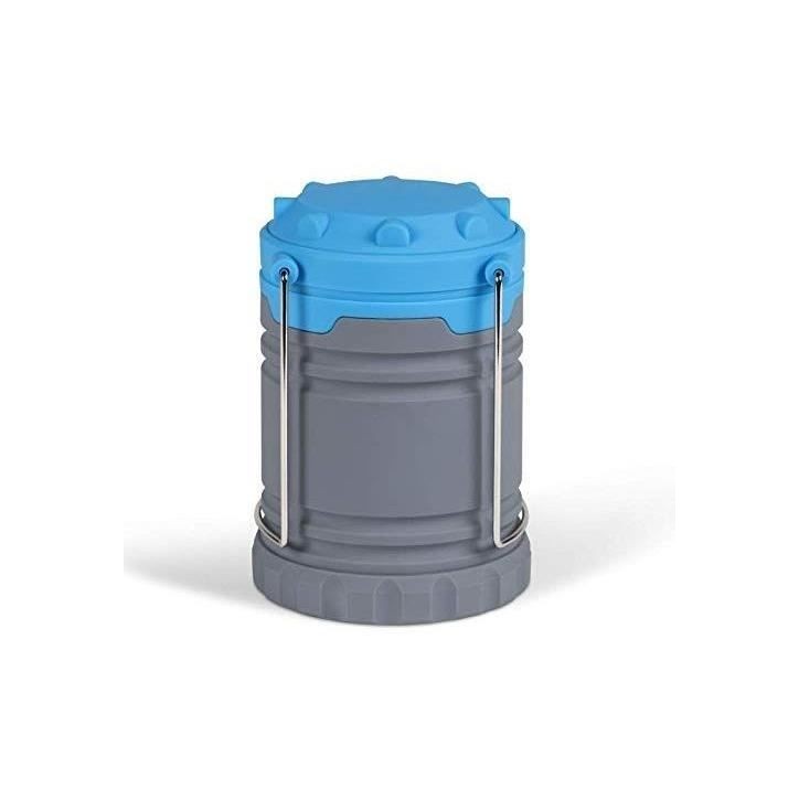Lanterne pliable - KAMPA - Flare - LED COB - Piles AA - Gris et bleu Lanterne pliable - KAMPA - Flare - LED COB - Piles AA - Gris et bleu