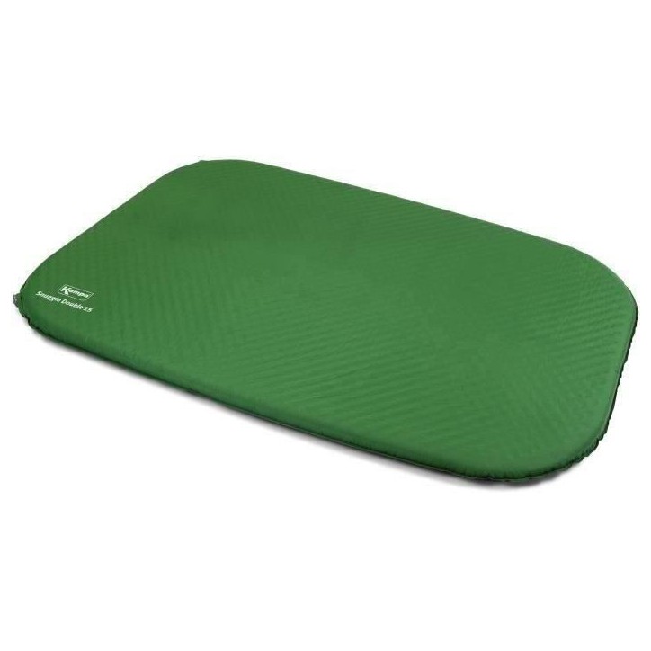 Matelas autogonflant - KAMPA - Snuggle 7.5 SIM Double - 2 personnes - 1,98 m x 1,30 m - Vert Matelas autogonflant - KAMPA - Snuggle 7.5 SIM Double - 2 personnes - 1,98 m x 1,30 m - Vert