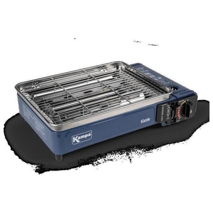 Gril Barbecue a cartouche gaz - KAMPA - Sizzle - Bleu Gril Barbecue a cartouche gaz - KAMPA - Sizzle - Bleu