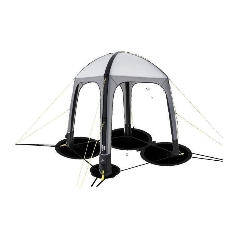 Abri gonflable - KAMPA - AIR Shleter 200 - 2 x 2 m - Gris et noir Abri gonflable - KAMPA - AIR Shleter 200 - 2 x 2 m - Gris et noir