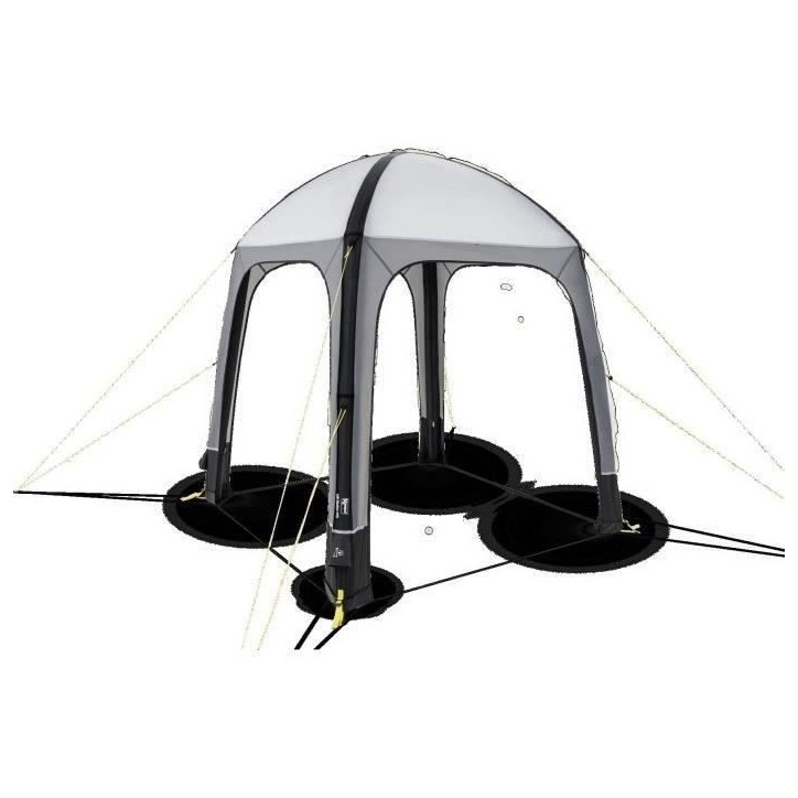 Abri gonflable - KAMPA - AIR Shleter 200 - 2 x 2 m - Gris et noir Abri gonflable - KAMPA - AIR Shleter 200 - 2 x 2 m - Gris et noir