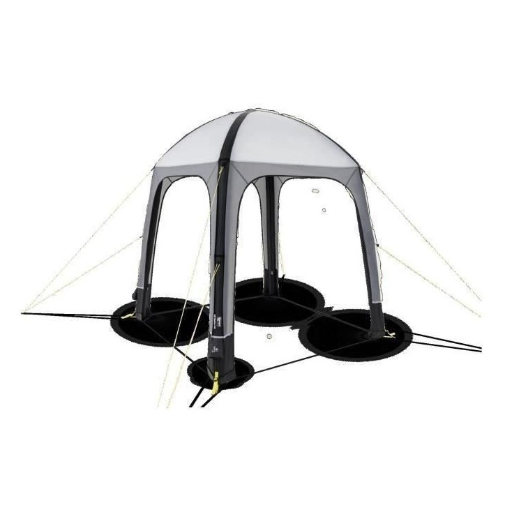 Abri gonflable - KAMPA - AIR Shleter 200 - 2 x 2 m - Gris et noir Abri gonflable - KAMPA - AIR Shleter 200 - 2 x 2 m - Gris et noir