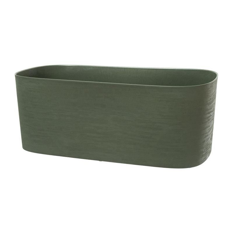 Jardiniere XL a réserve d'eau - GARDEN ID Respect - Vert de gris 80 x Jardiniere XL a réserve d'eau - GARDEN ID Respect - Vert de gris 80 x
