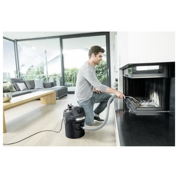 Aspirateur cendres et poussieres KARCHER AD 2 - Cuve Métal 14 L - 600W - 16297110 Aspirateur cendres et poussieres KARCHER AD 2 - Cuve Métal 14 L - 600W - 16297110