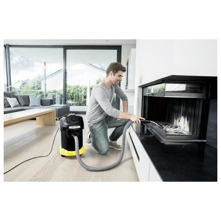 Aspirateur cendres et poussieres KARCHER AD 4 Premium - Cuve Métal 17 L - 600W