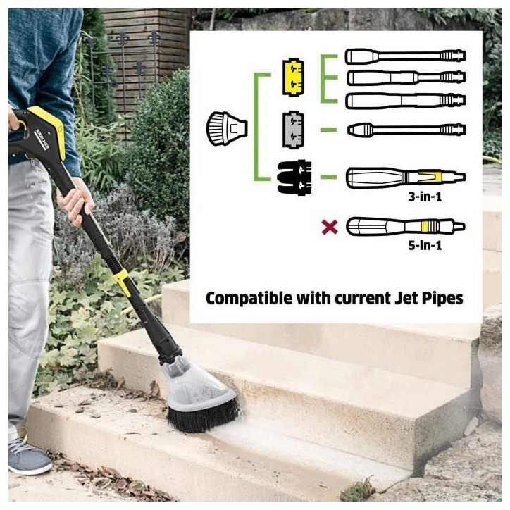 Protection anti éclaboussures KARCHER pour nettoyeur haute pression K2 et K7 - 3 adaptateurs inclus Protection anti éclaboussures KARCHER pour nettoyeur haute pression K2 et K7 - 3 adaptateurs inclus
