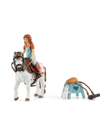 Figurine Cavaliere Mia et Spotty -Schleich Horse Club - schleich 42518 HORSE CLUB
