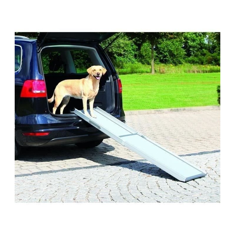 TRIXIE Rampe télescopique d'animaux Petwalk 120 kg 100-180 cm Gris 39 TRIXIE Rampe télescopique d'animaux Petwalk 120 kg 100-180 cm Gris 39