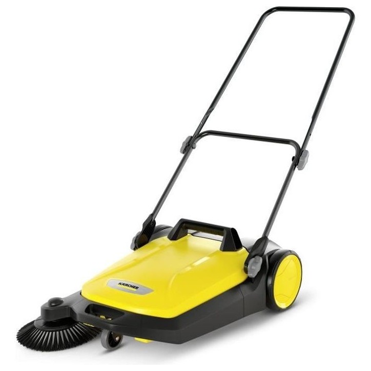 Balayeuse mécanique KARCHER S 4 - Jaune et noir - Bac a déchet amovible de 20 L Balayeuse mécanique KARCHER S 4 - Jaune et noir - Bac a déchet amovible de 20 L