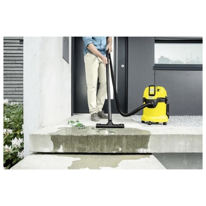 Aspirateur eau et poussiere sans fil KARCHER WD 3 - 17L - 300W - Batterie amovible 36V/2,5Ah Aspirateur eau et poussiere sans fil KARCHER WD 3 - 17L - 300W - Batterie amovible 36V/2,5Ah