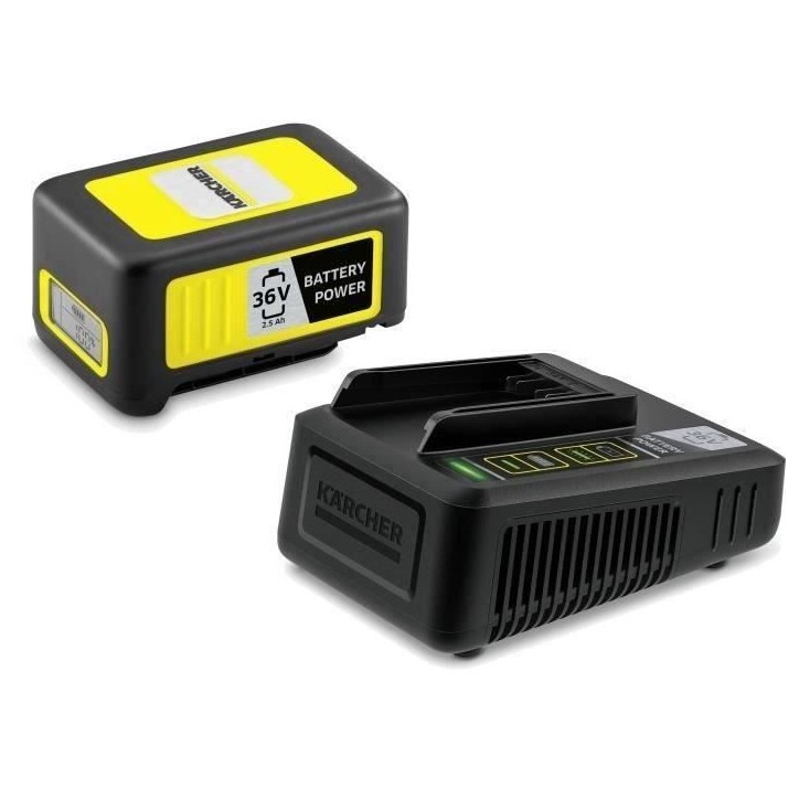 Batterie KARCHER POWER 36V / 2.5 Ah avec écran LCD et chargeur rapide Batterie KARCHER POWER 36V / 2.5 Ah avec écran LCD et chargeur rapide