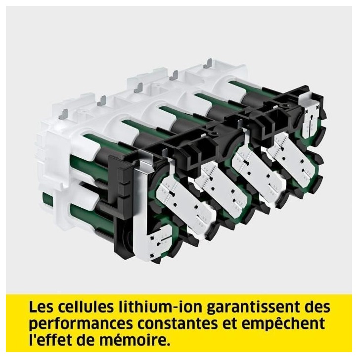 Batterie KARCHER POWER 36V / 2.5 Ah avec écran LCD et chargeur rapide Batterie KARCHER POWER 36V / 2.5 Ah avec écran LCD et chargeur rapide