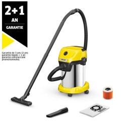 Aspirateur eau et poussiere KARCHER WD 3 S V-19/4/20 - Cuve inox 19 L