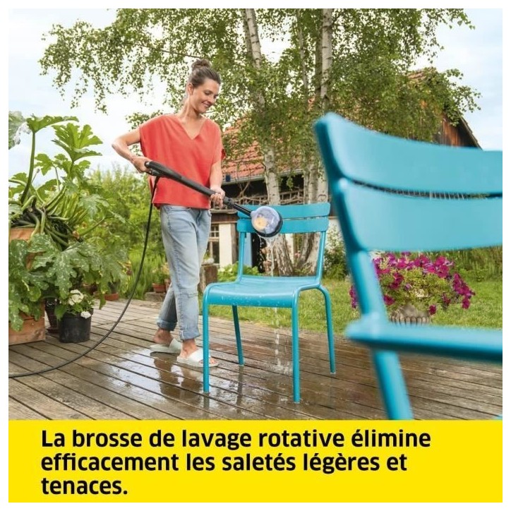 Brosse rotative - KARCHER - WB 130 - Coque transparente - Noir - Allemagne
