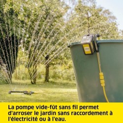 Pompe vide-futs sur batterie KARCHER BP 2.000-18 (Livré sans batterie