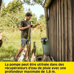 Pompe vide-futs sur batterie KARCHER BP 2.000-18 (Livré sans batterie