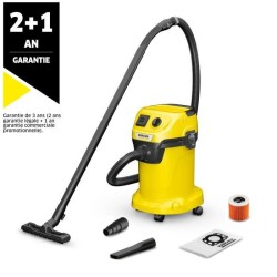 Aspirateur eau et poussiere KARCHER WD 3 P V-19/4/20 - Cuve polypropyl