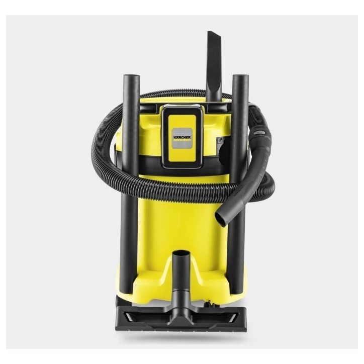 Aspirateur eau et poussieres sans fil KARCHER WD3-18 V-17/20 - Jaune et noir - Plastique - (sans batterie ni chargeur) Aspirateur eau et poussieres sans fil KARCHER WD3-18 V-17/20 - Jaune et noir - Plastique - (sans batterie ni chargeur)