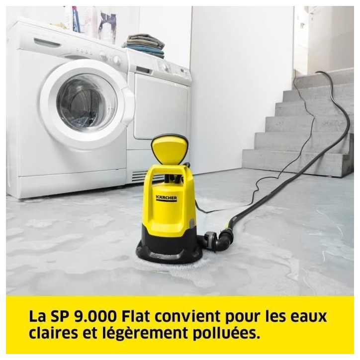 Pompe d'évacuation SP 9.000 Flat eau claire - Karcher Pompe d'évacuation SP 9.000 Flat eau claire - Karcher